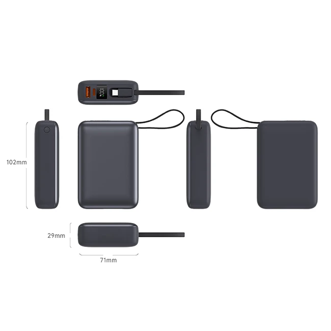 45w Power Banks With Built in Cable price